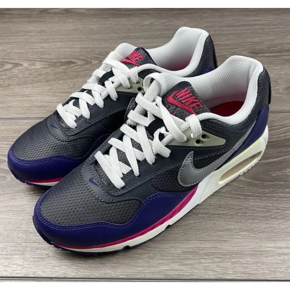 Nike‎ Air Max Skyline Grey Purple Pink Running Shoes 511417-046 Womens 8.5